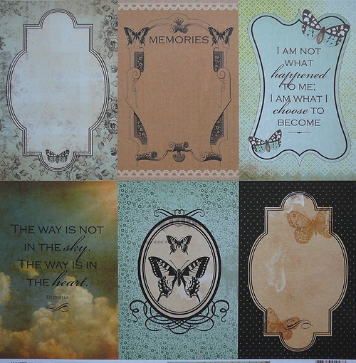 Oboustranná čtvrtka 30,5x30,5 cm