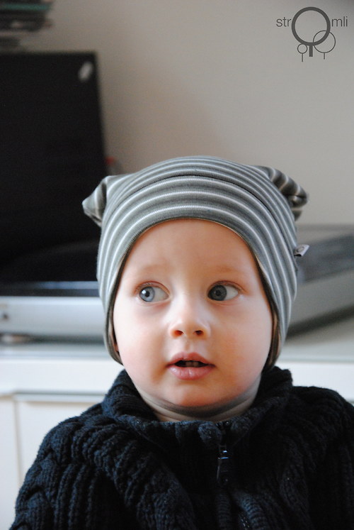 Dětská čepice khaki 3-9 M — foto 1