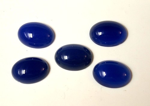 Kabošon - MODRÝ CHALCEDON — foto 1