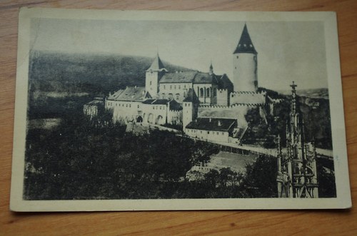 Křivoklát, nepoužitá velmi stará pohlednice
