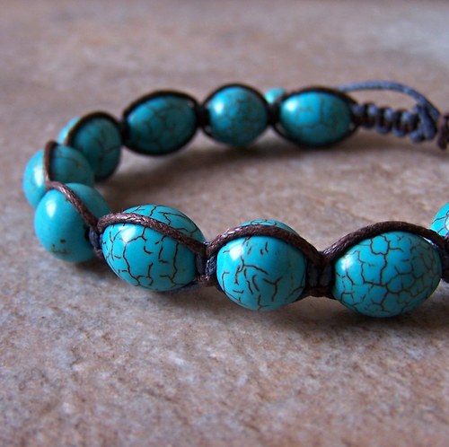 Náramek SHAMBALLA - Tyrkenit — foto 1