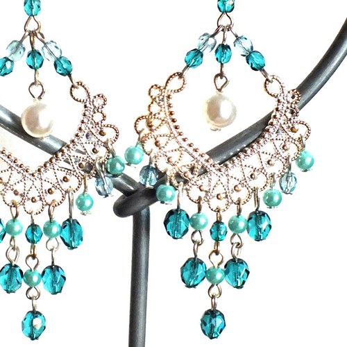 Náušnice Turquoise — foto 1