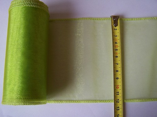 Organza - 12 cm široká — foto 1