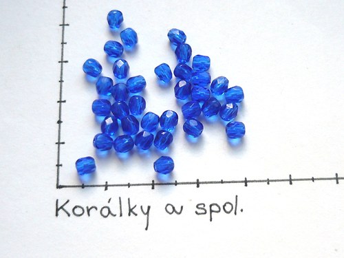 Ohňovky modré 4 mm, 36ks — foto 1