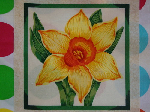 Panel - Jarní květy velké-narcis — foto 1