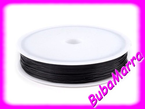 16m ~ PRUŽENKA ~ VLASEC SILIKON ELASTICKÝ Ø 0,5mm — foto 1
