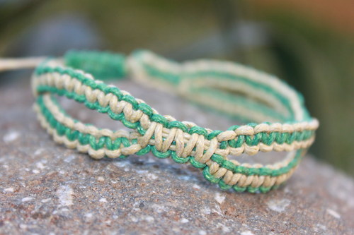 Spojení.. Náramek makramé/shamballa — foto 1