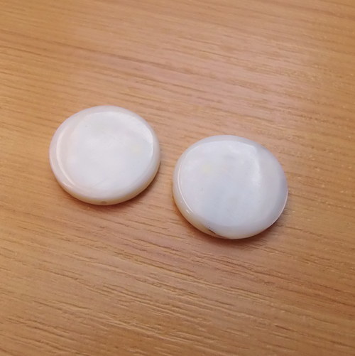 Perleťové placky 20 mm - 2 kusy