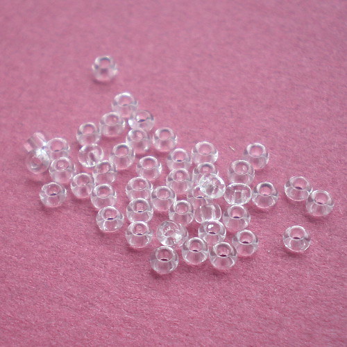 12/0 Korálky rokajl Preciosa 0005 krystal 10 g