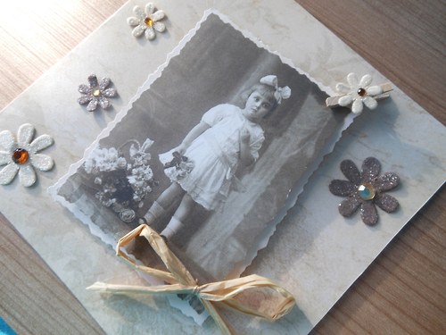 Scrapbookové přání s kytičkami II. — foto 1