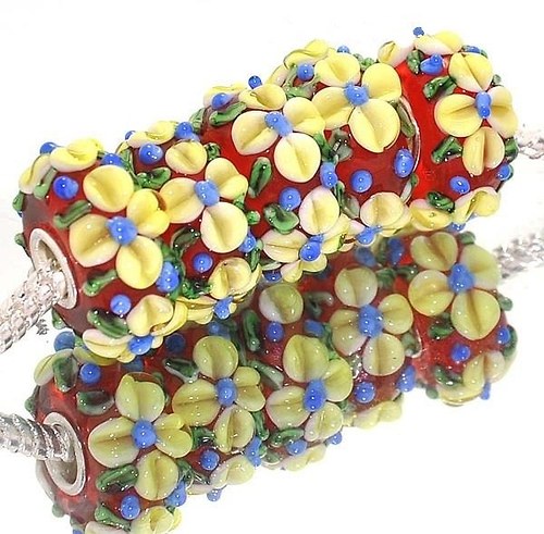 Pandorka s jednotným středem! 14x7mm na řetízek
