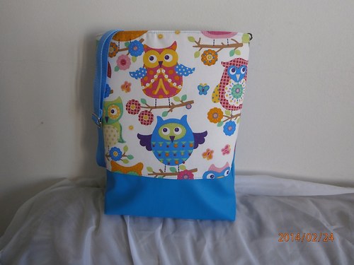 Sovy s modrou:)-jen jeden kus!!! — foto 1