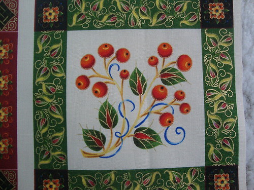 Látkový obrázek - ornamenty 2 — foto 1