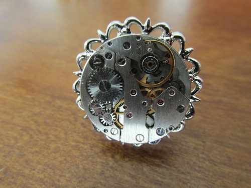 Prsten Steampunkový Strojkový — foto 1