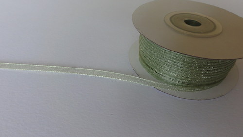 Šifonová stuha 3mm - 5m - sv. zelená (108)