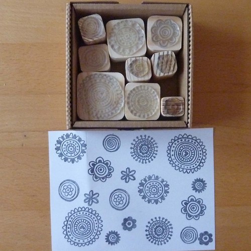 Razítka sada ornamentů — foto 1