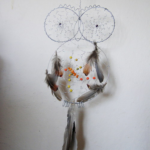 Soví dreamcatcher - lapač snů — foto 1