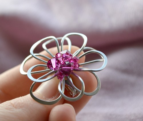 Swarovski květ "fuchsia" — foto 1