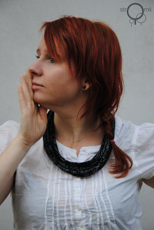 Náhrdelník potiskaný elegán — foto 1