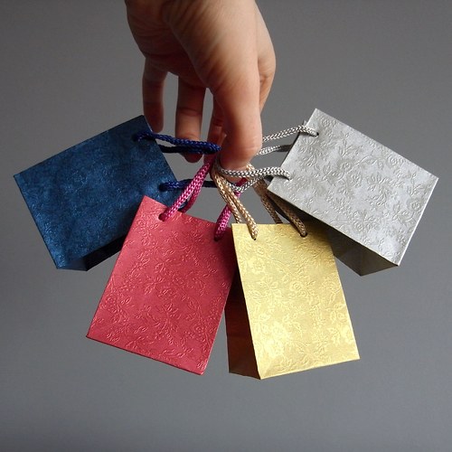 Carteira do papel com flores