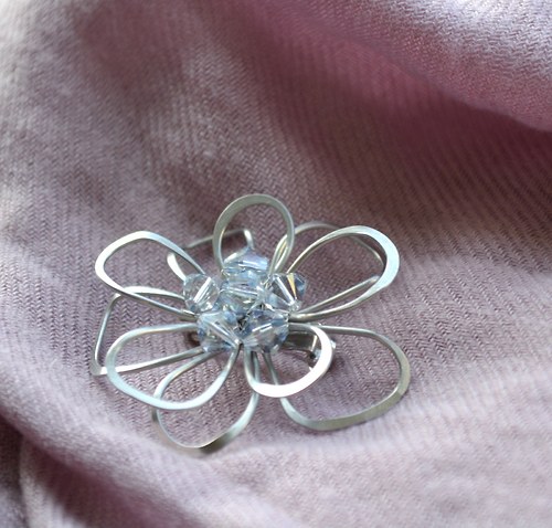 Swarovski květ "ledový" — foto 1