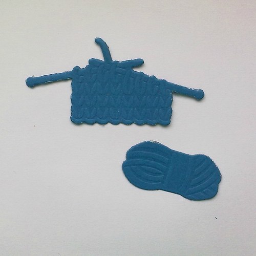 Výsek - Pletení 2 ks - barva dle přání