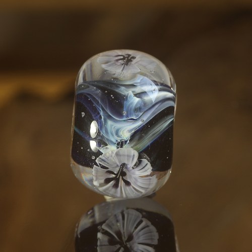 Big hole bead - Hedvábná — foto 1