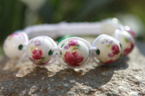 Macramé/shamballa náramek — foto 1