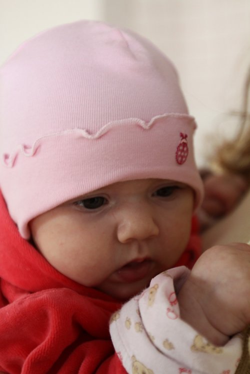 Kojenecká čepička...s beruškou... — foto 1