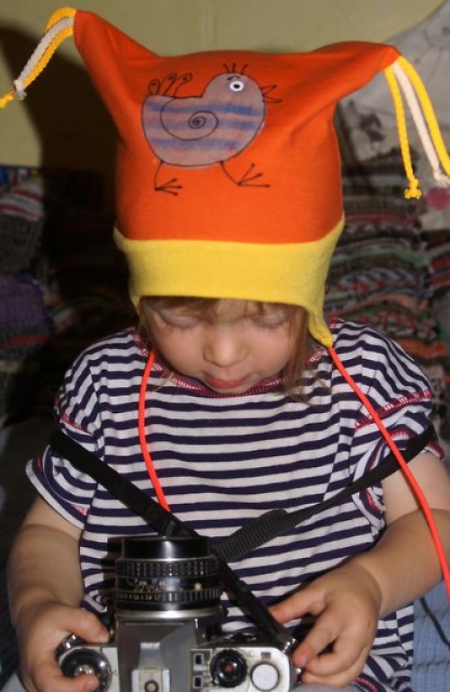 Oranžový ptáček na přání — foto 1