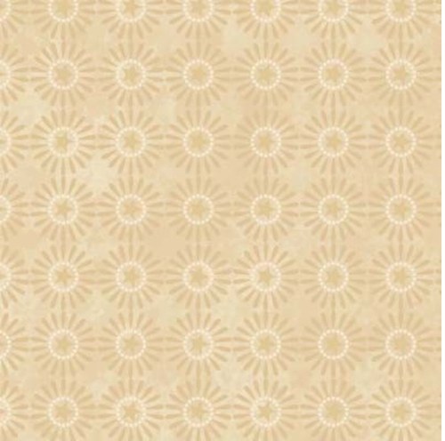 Látka Star Flower Basic krémová — foto 1