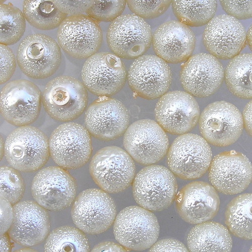 8 mm voskovky zvrásněné smetanové