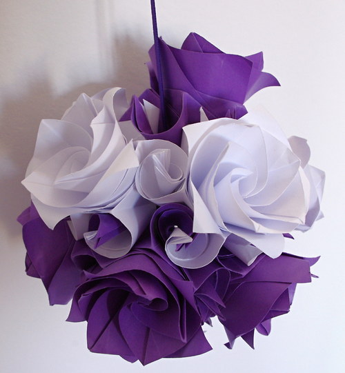 Kusudama z růží