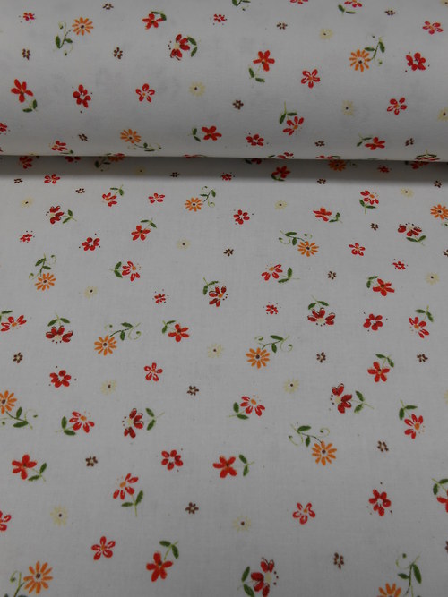 Kytičky na bílé(režné)