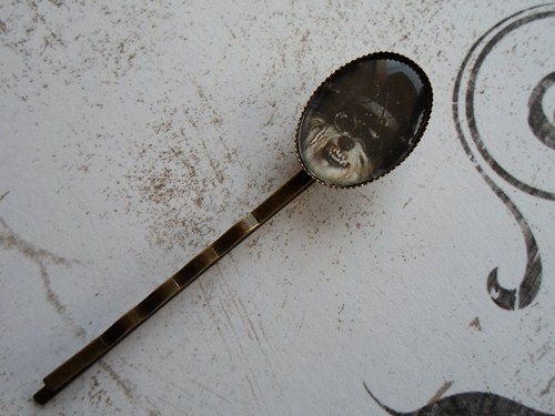 Bronzová sponka do vlasů — foto 1