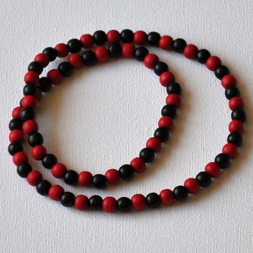 COLORES - red and black na přání — foto 1