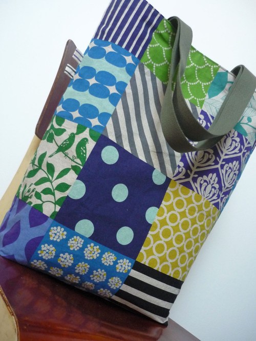 Zvesela ... Patchwork Piece ... maxi.taška — foto 1