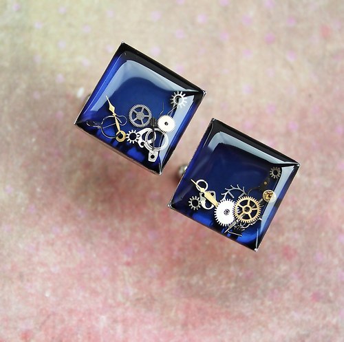 Manžetové knoflíčky /dark blue/ — foto 1