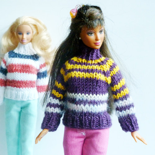 VIOLET svetr pro Barbie — foto 1