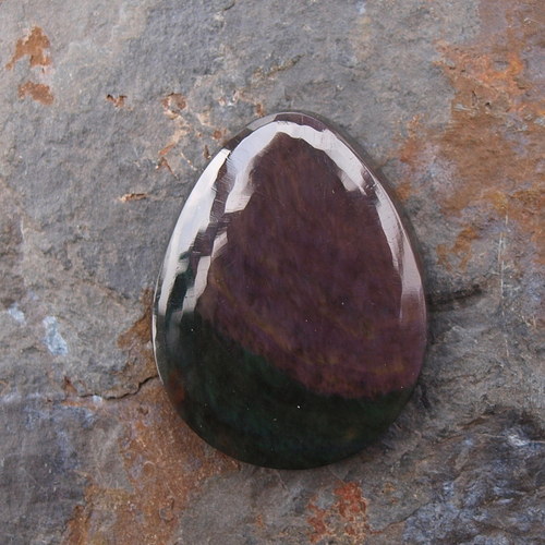 Obsidián duhový kabošon č. 1421 — foto 1