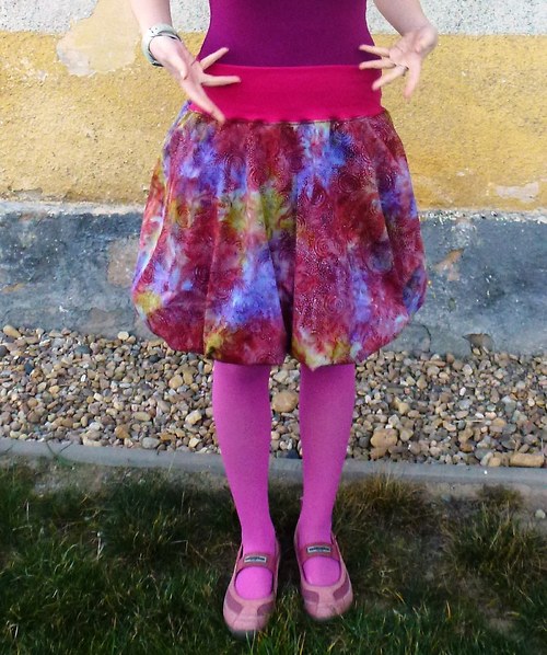 Spirálková - balonová sukně — foto 1
