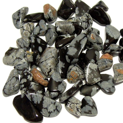 Zlomky B1 - obsidián vločkový - 50g