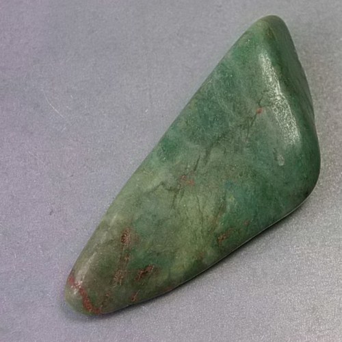 Prasem (africký jadeit) tromlovaný - D457 — foto 1