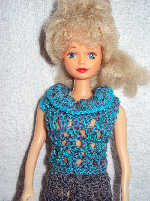Háčkovaná halenka pro Barbii XII — foto 1