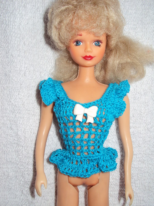 Háčkovaná halenka pro Barbii XIV — foto 1
