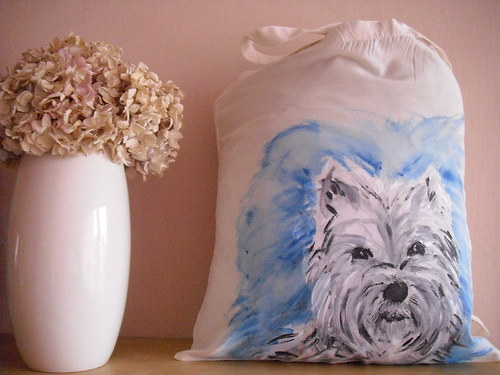 Plátěná taška West Highland Terrier — foto 1