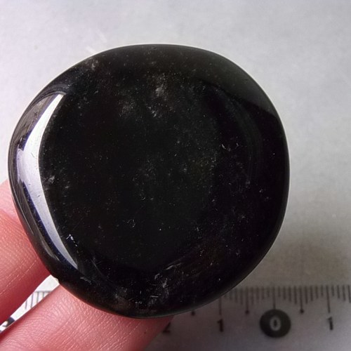 Obsidián stříbrný - placička 475 — foto 1