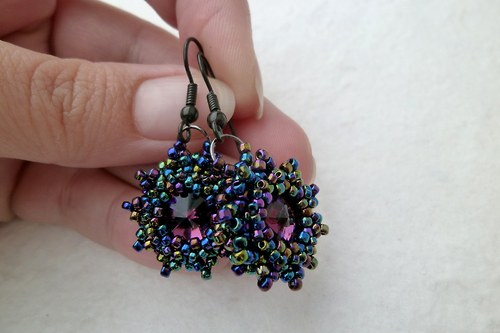 Swarovski rivoli "Rainbow Amethyst" — foto 1