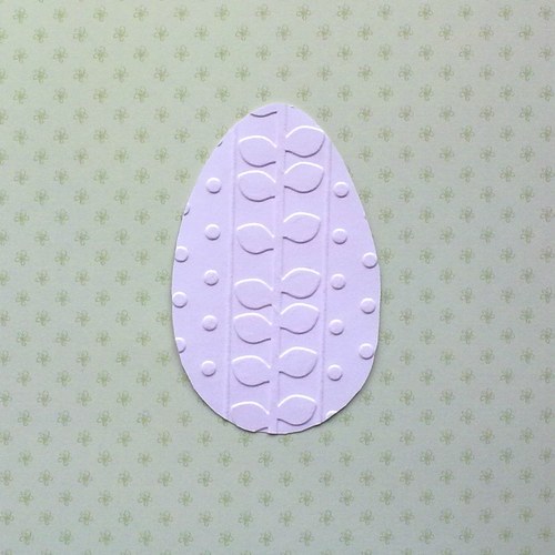 Výsek - Kraslice (velká) embosovaná