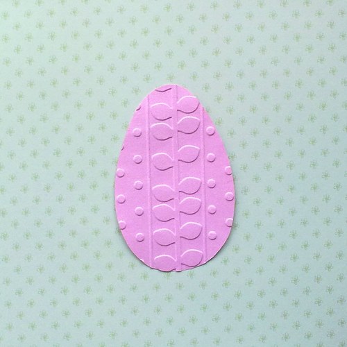 Výsek - Kraslice (velká) embosovaná